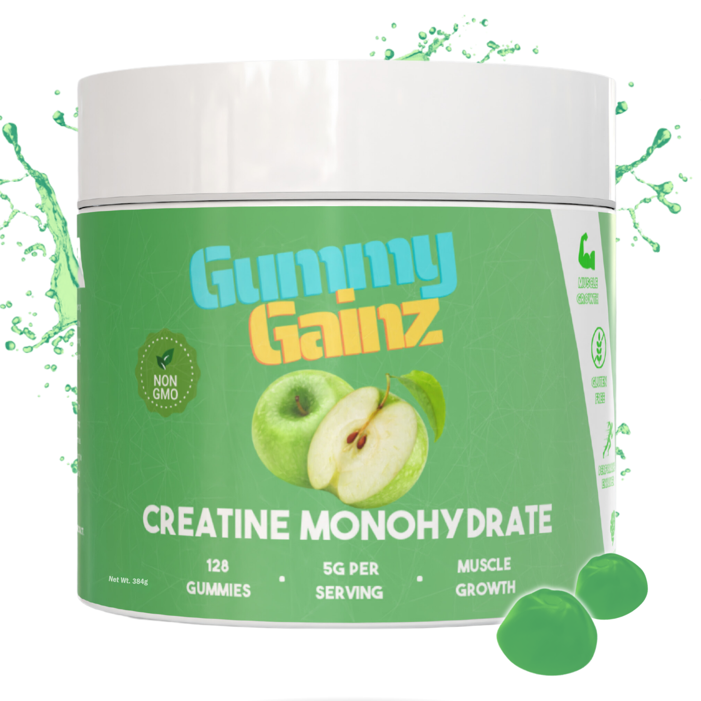 Gummy Gainz Apple Creatine Gummies
