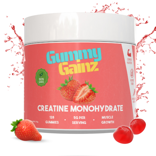 Gummy Gainz Strawberry Creatine Monohydrate Gummies